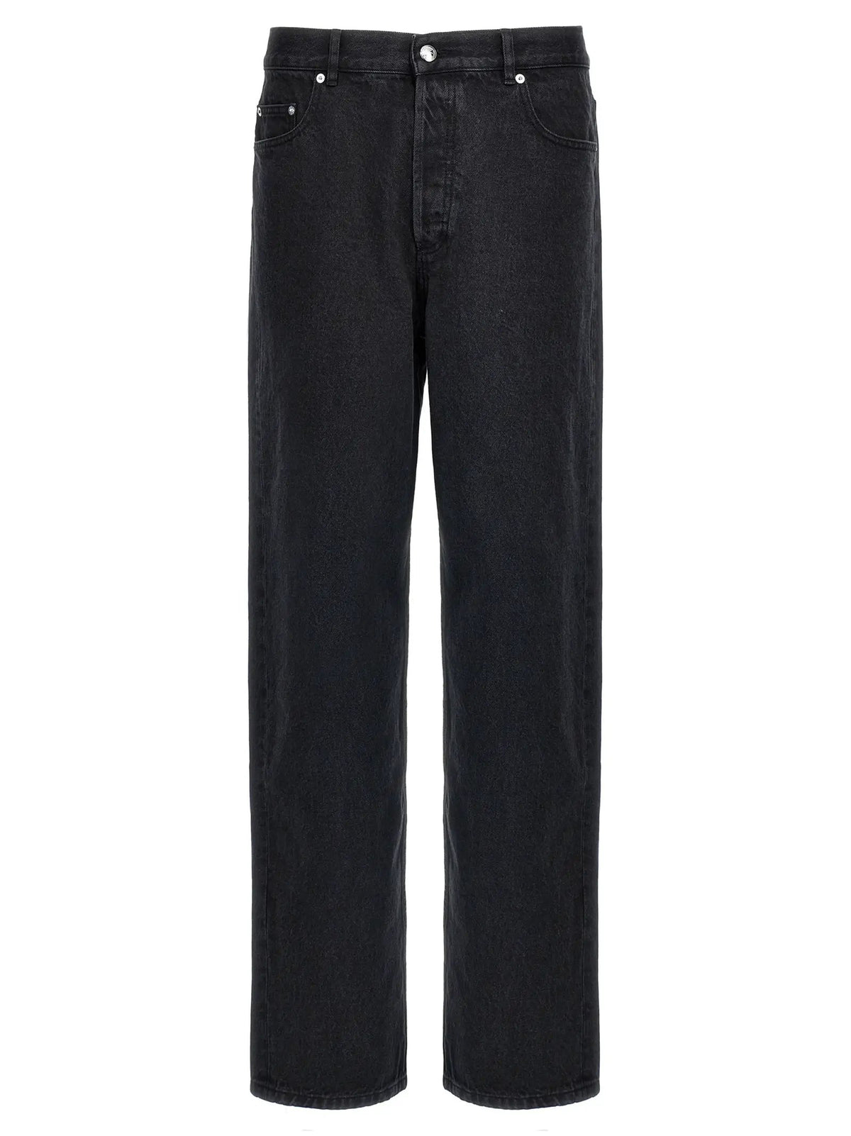 A.P.C. Black Cotton Straight-Leg Jeans