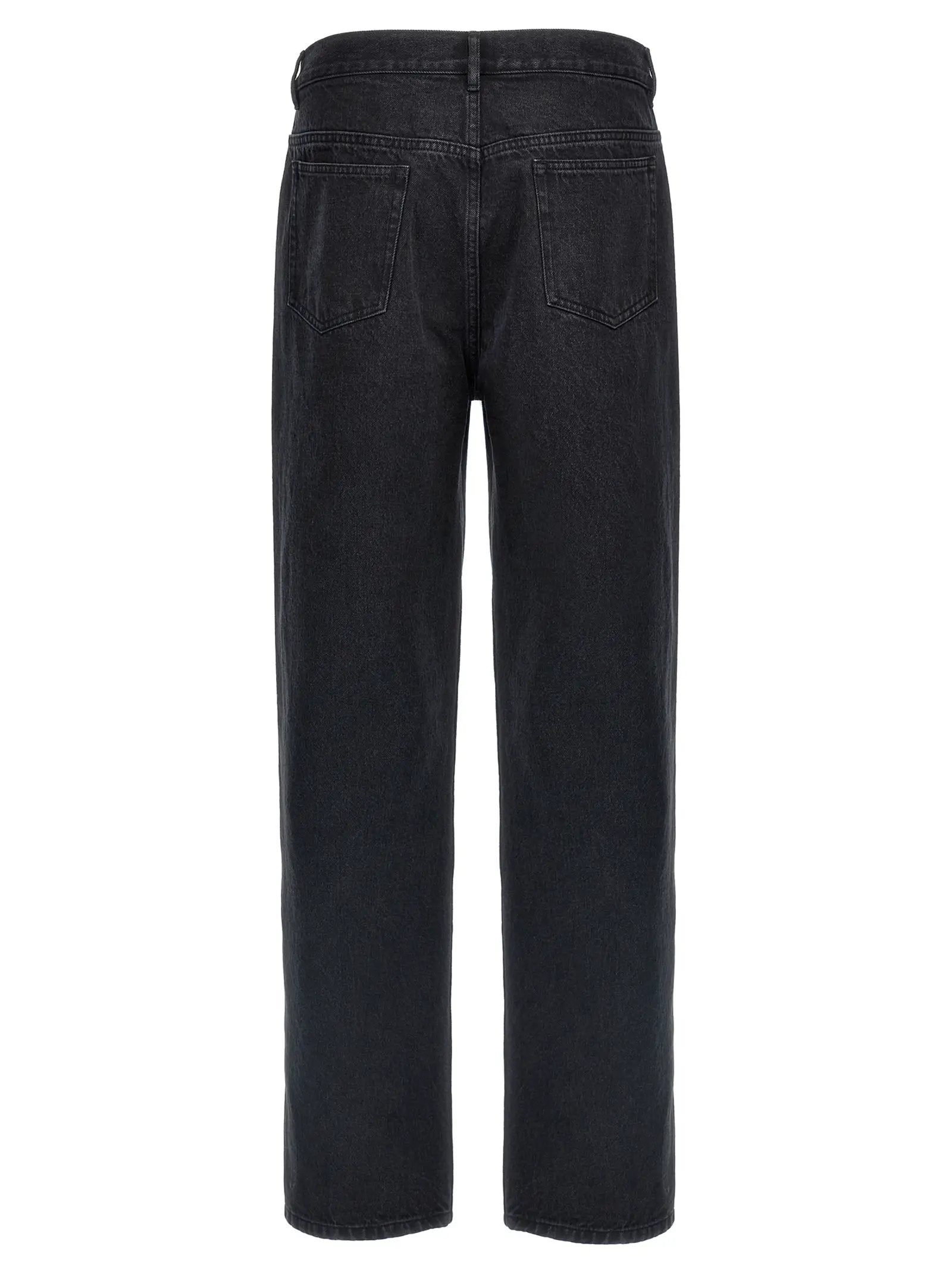 A.P.C. Black Cotton Straight-Leg Jeans