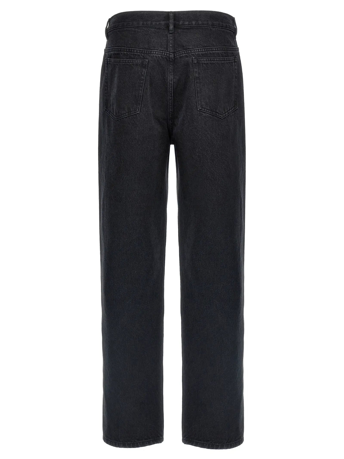 A.P.C. Black Cotton Straight-Leg Jeans