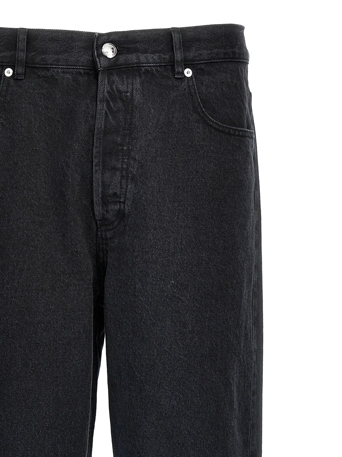A.P.C. Black Cotton Straight-Leg Jeans