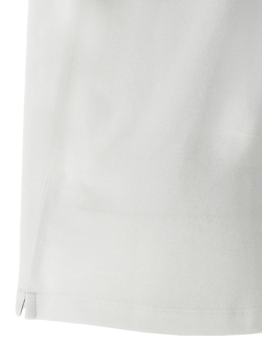Brunello Cucinelli White Cotton Polo Shirt