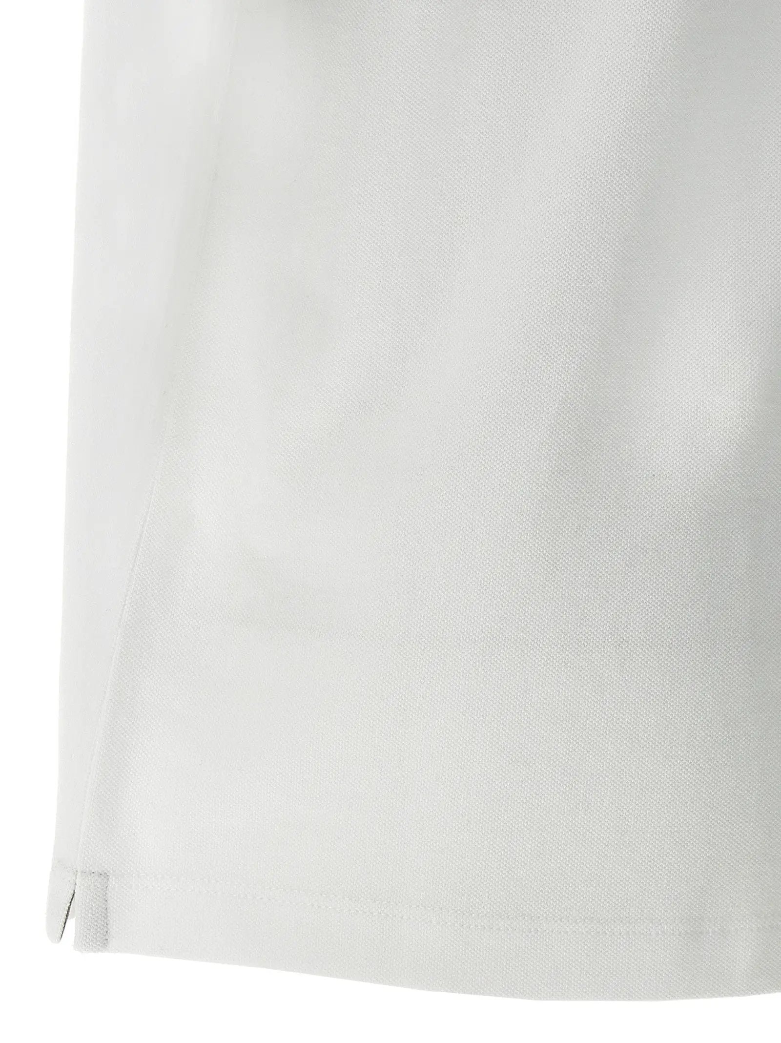 Brunello Cucinelli White Cotton Polo Shirt