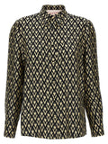 Valentino Garavani Bicolor Silk Blouse