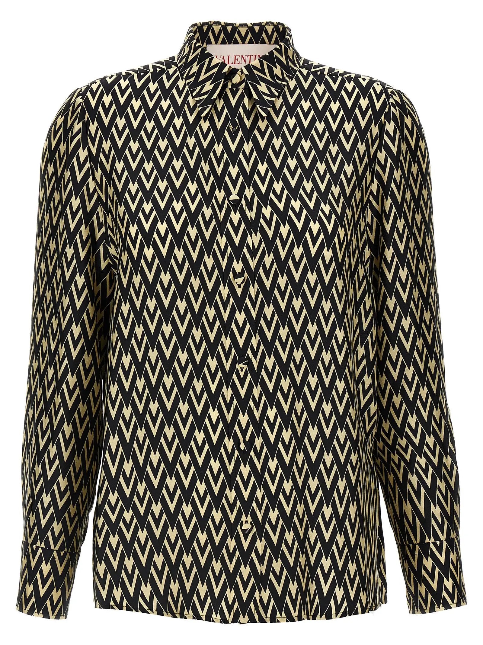 Valentino Garavani Bicolor Silk Blouse