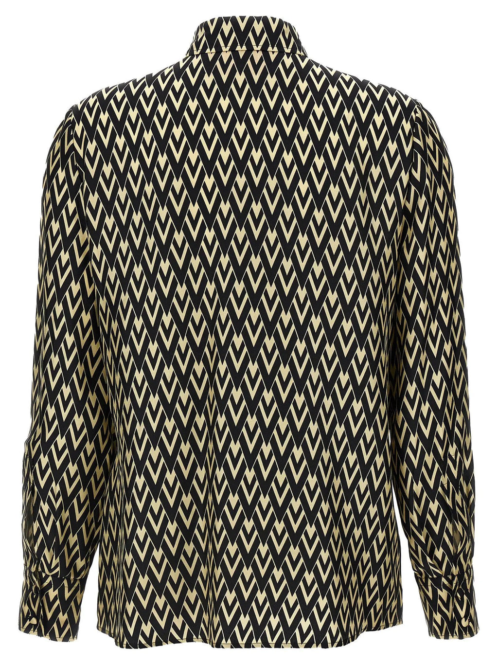 Valentino Garavani Bicolor Silk Blouse