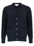 Thom Browne Blue Cotton Cardigan