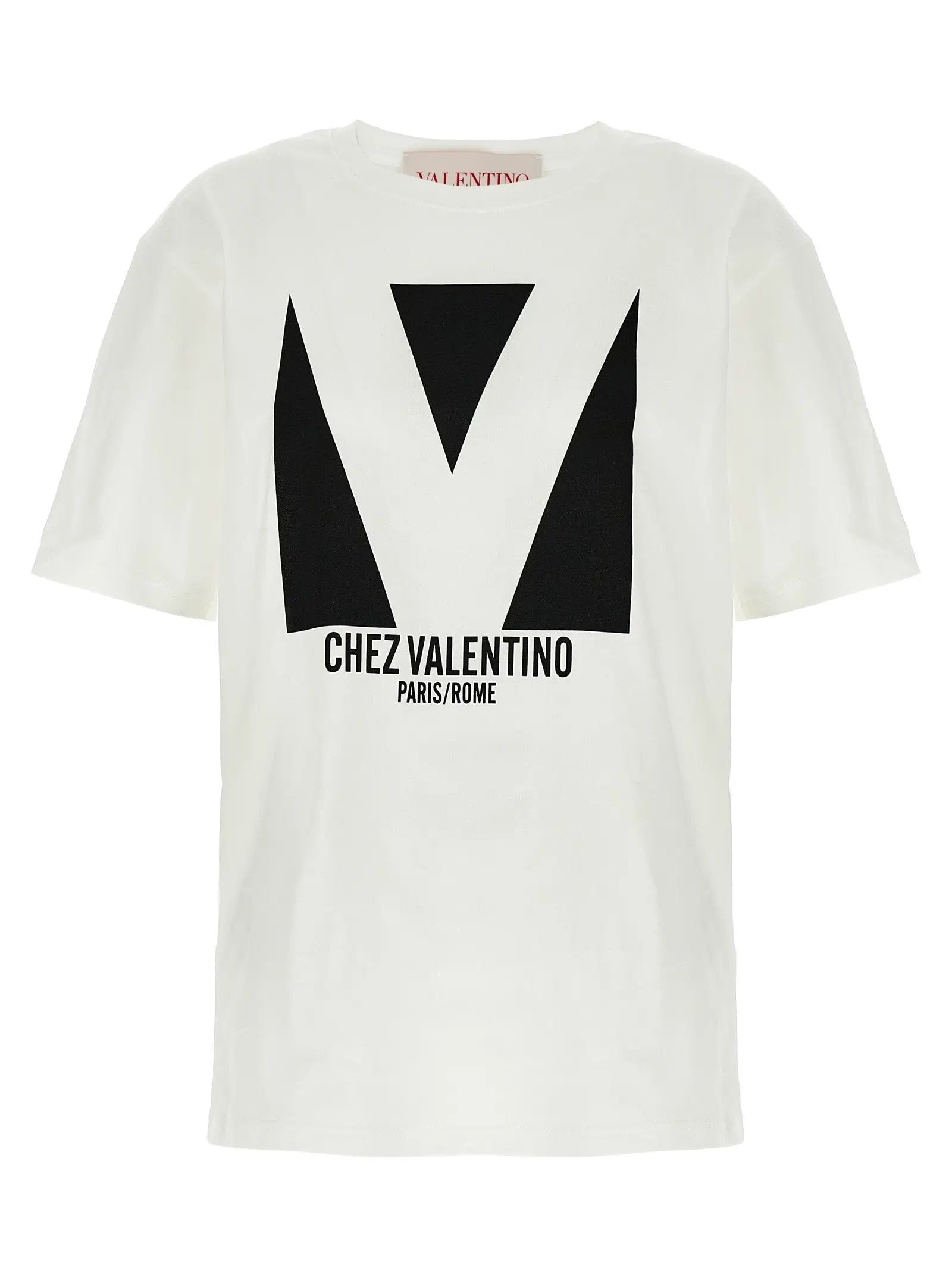Valentino Garavani White Cotton T-Shirt