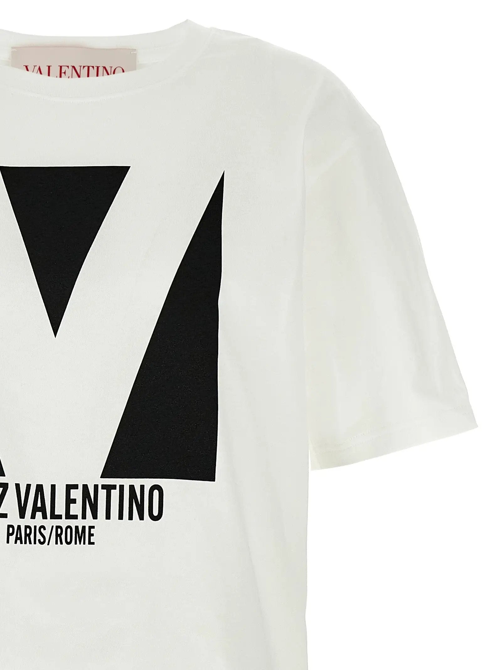Valentino Garavani White Cotton T-Shirt