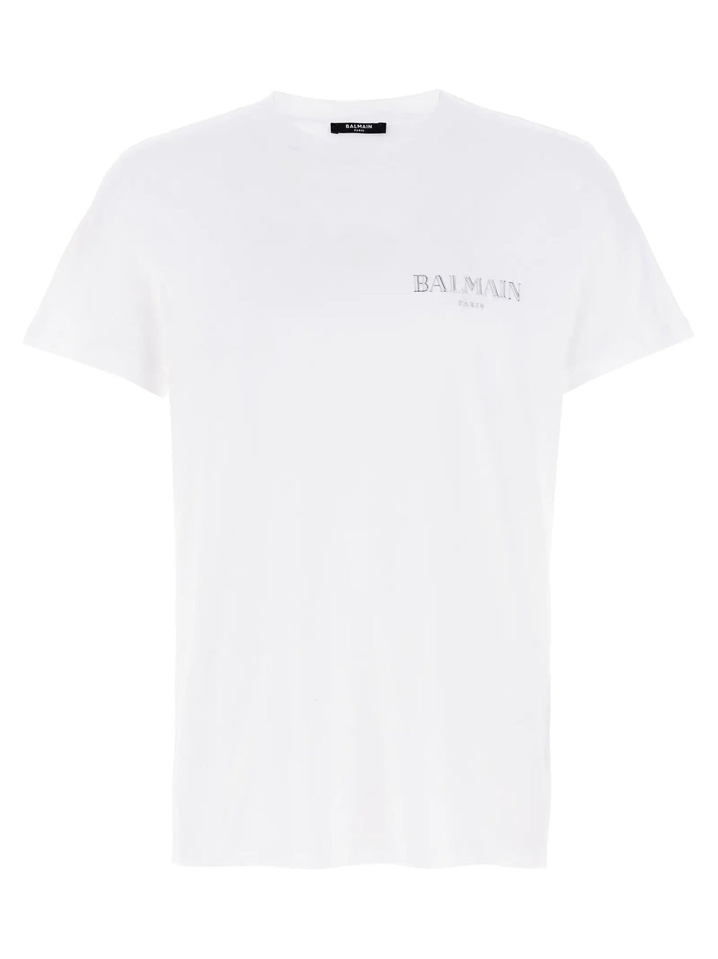 Balmain White Organic Cotton T-Shirt