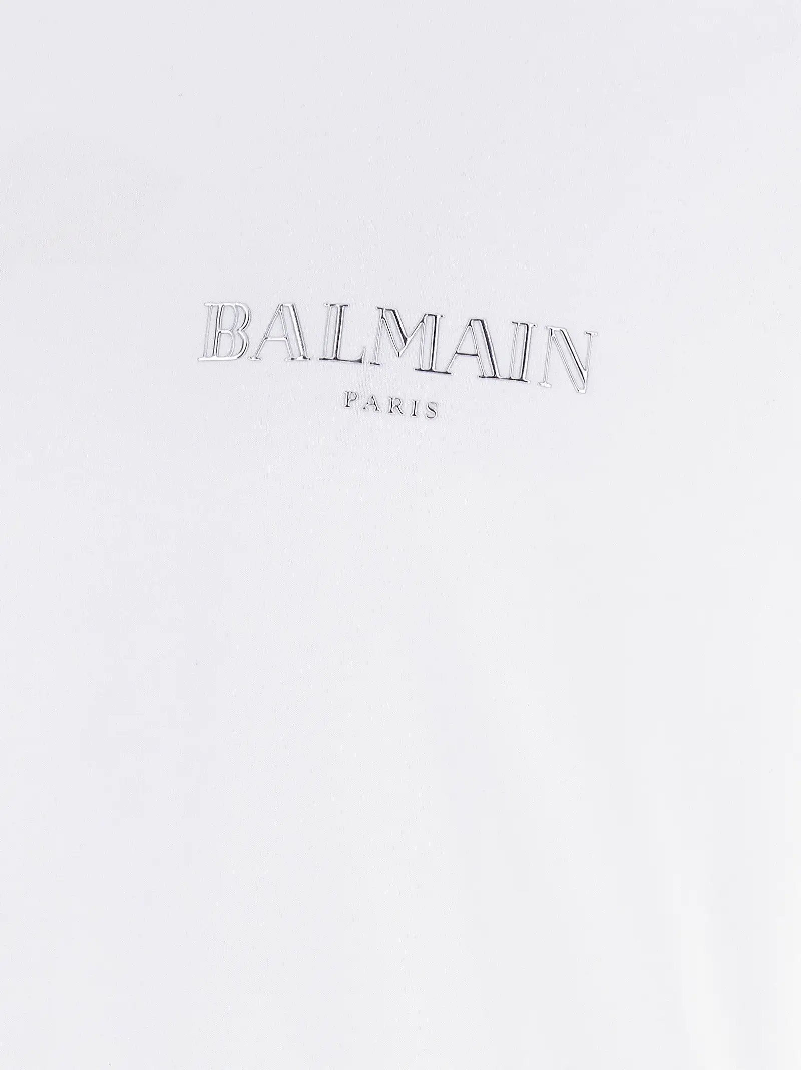 Balmain White Organic Cotton T-Shirt