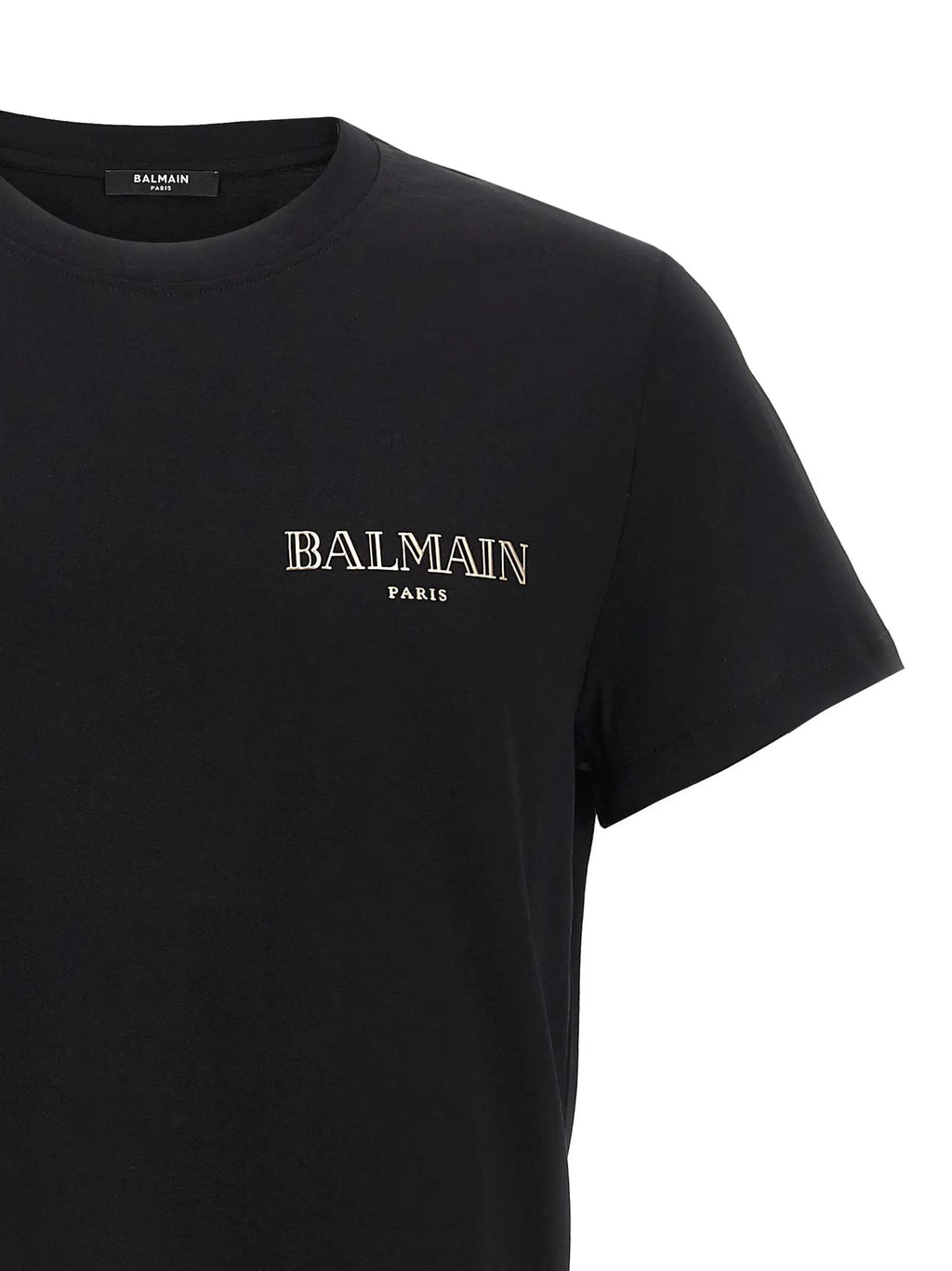 Balmain Black Organic Cotton T-Shirt