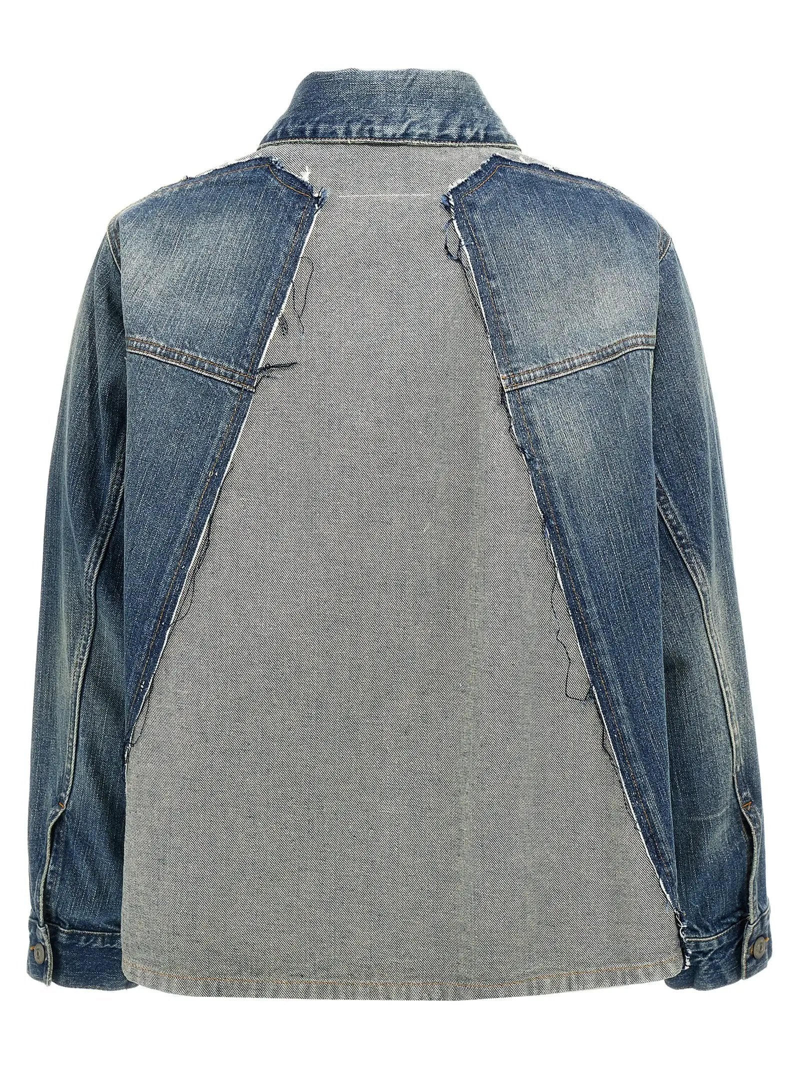 MM6 Maison Margiela Blue Cotton Denim Jacket