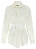 MM6 Maison Margiela White Cotton Blouse