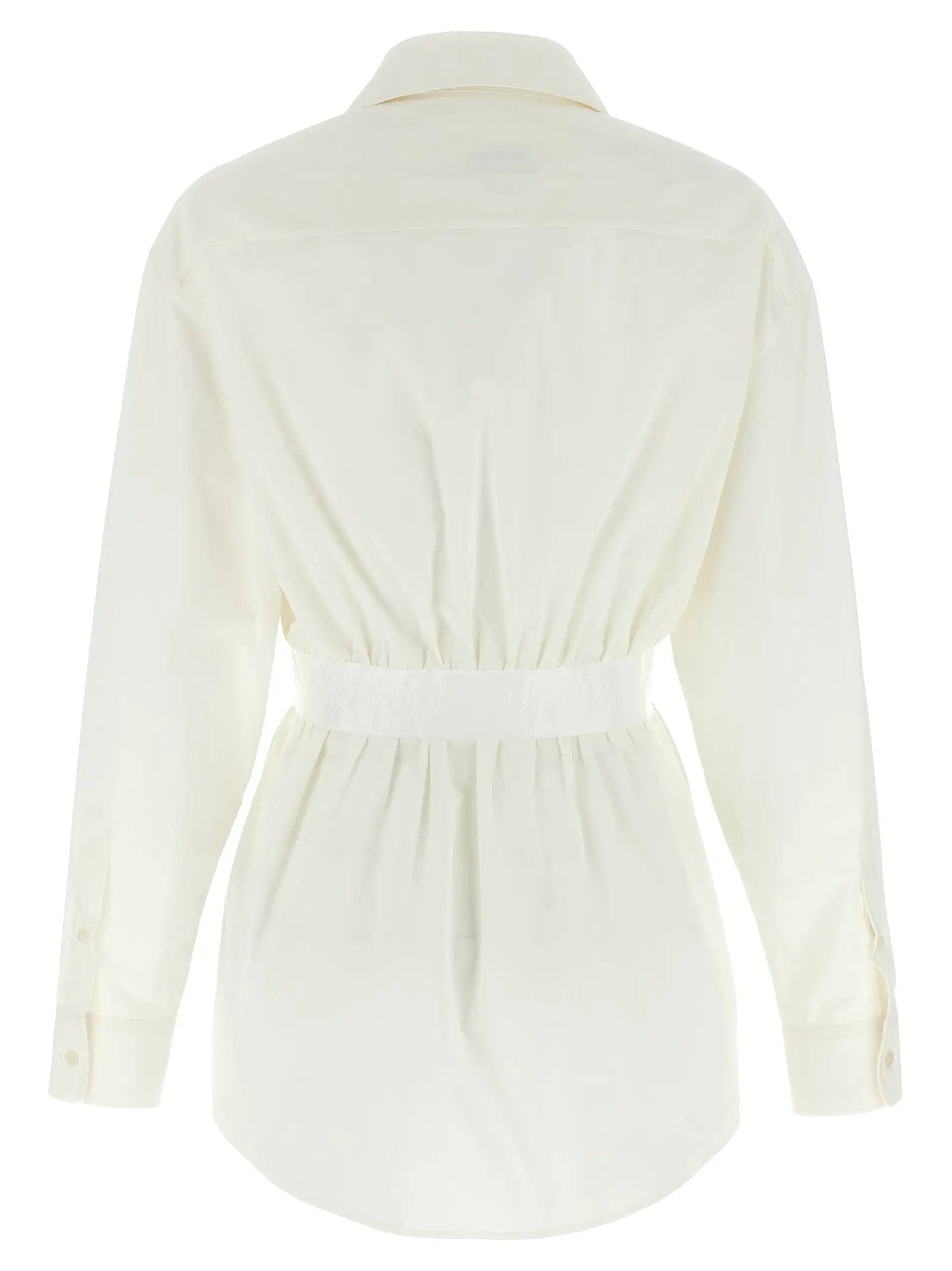 MM6 Maison Margiela White Cotton Blouse