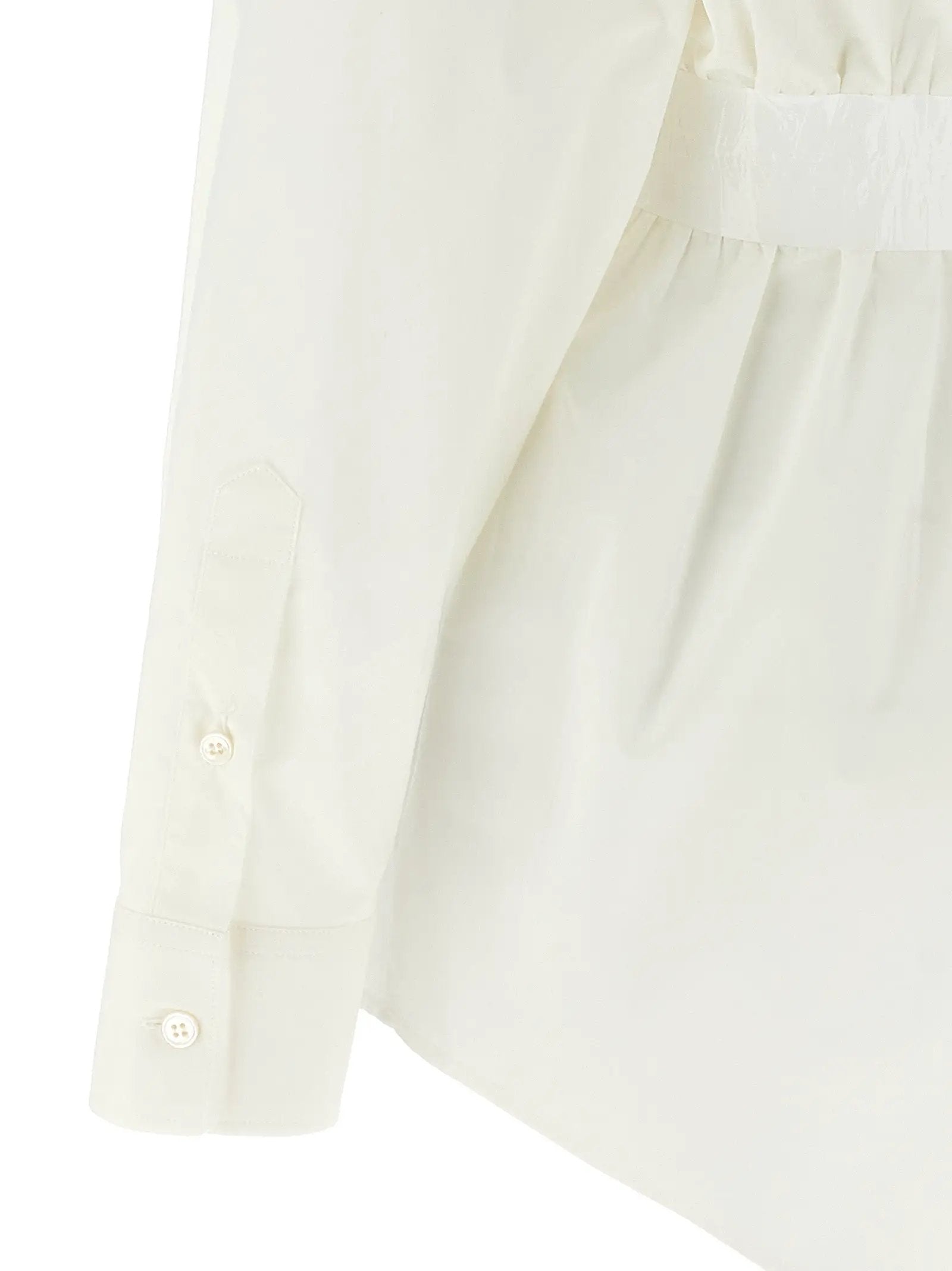 MM6 Maison Margiela White Cotton Blouse