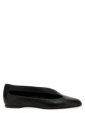 Khaite Black Lamb Leather Ballet Flats