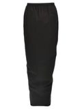 Rick Owens Black Cotton Mini Skirt