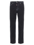 Dsquared² Blue Cotton Casual Pants