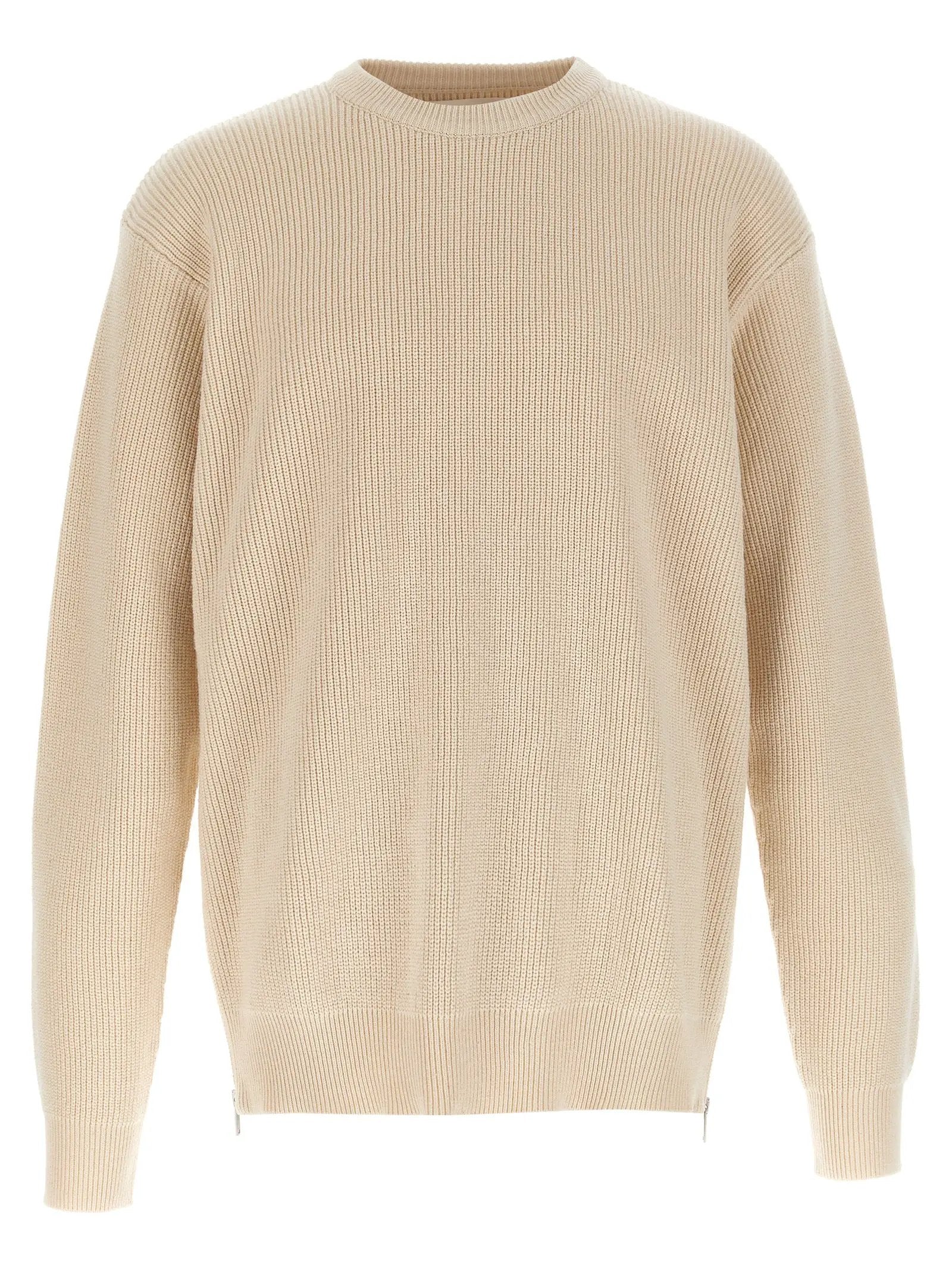 Jil Sander Beige Cotton Cardigan