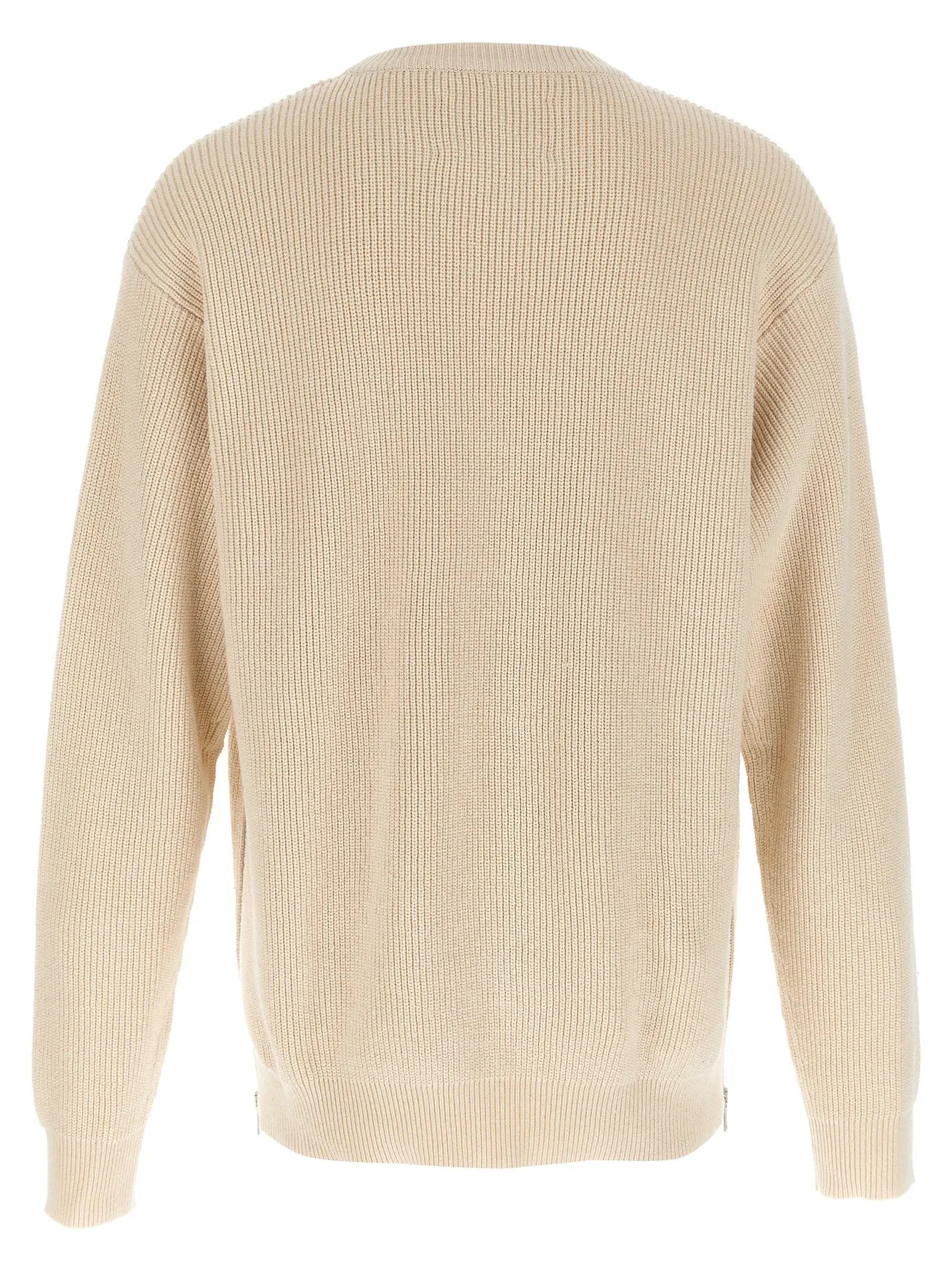 Jil Sander Beige Cotton Cardigan