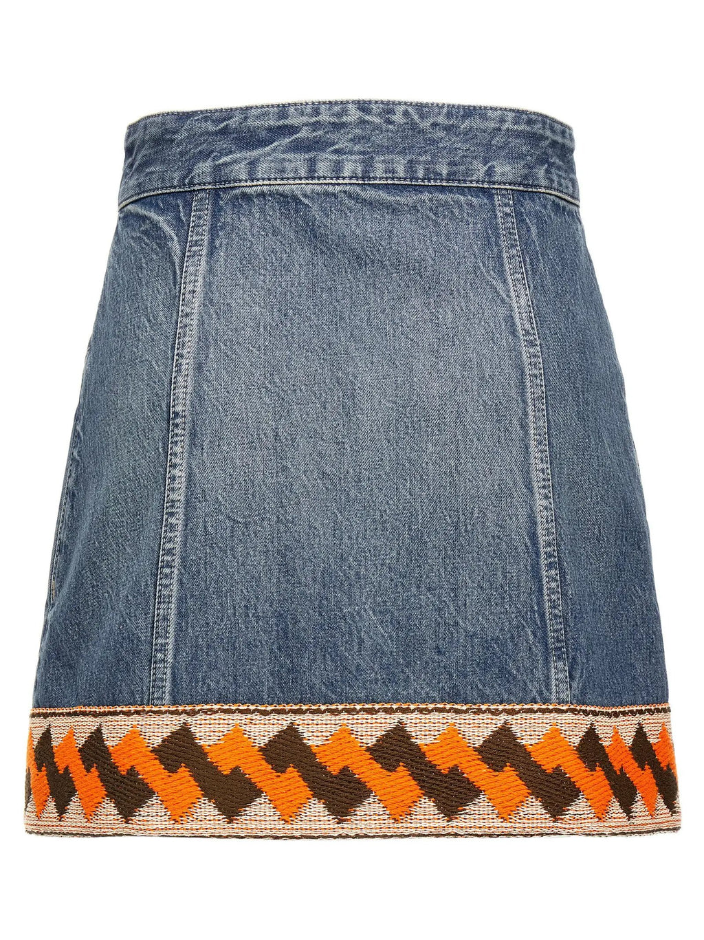 Valentino Garavani Multicolor Cotton Long Skirt