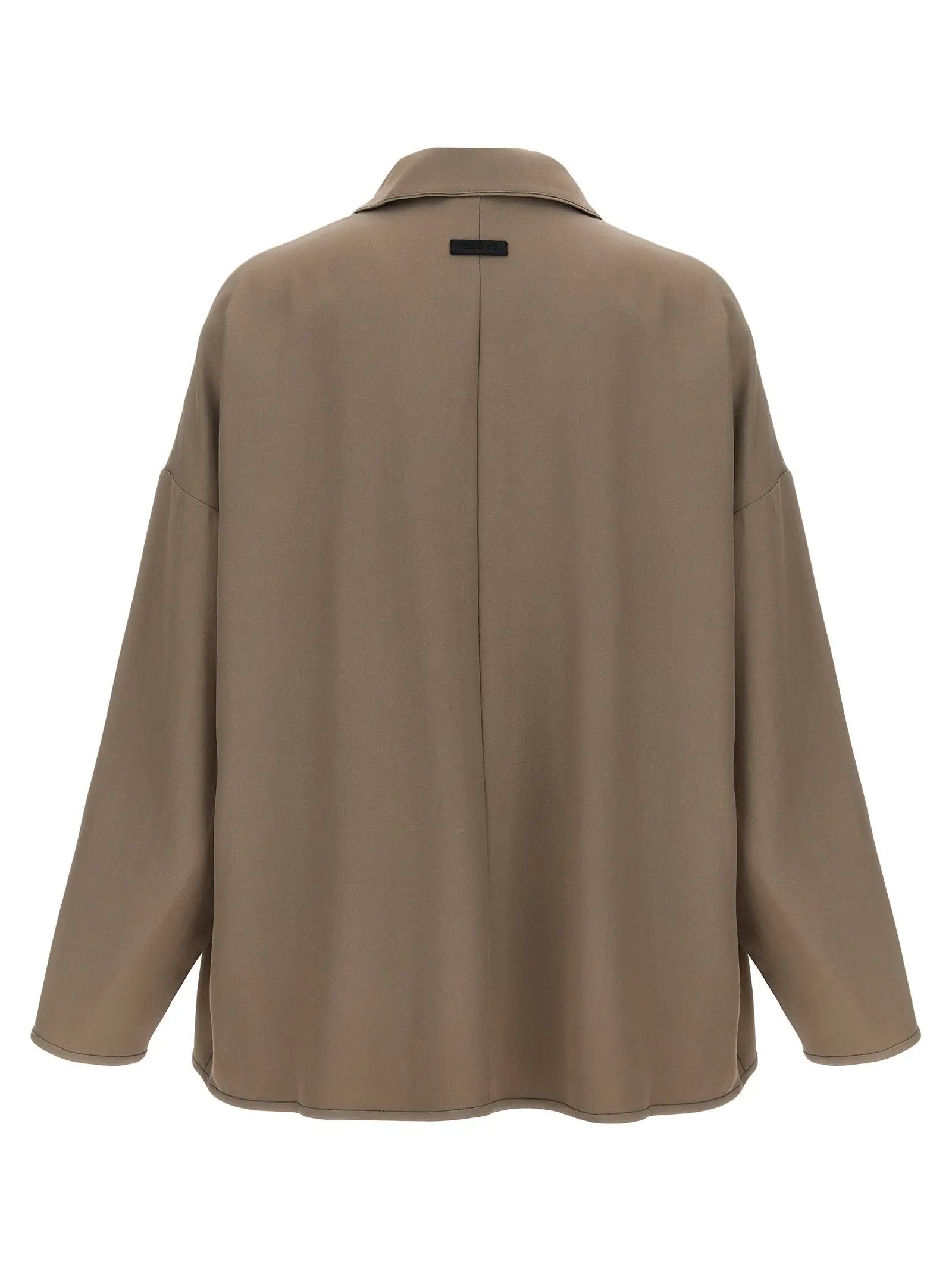 Fear Of God Beige Virgin Wool Full-Length Jacket