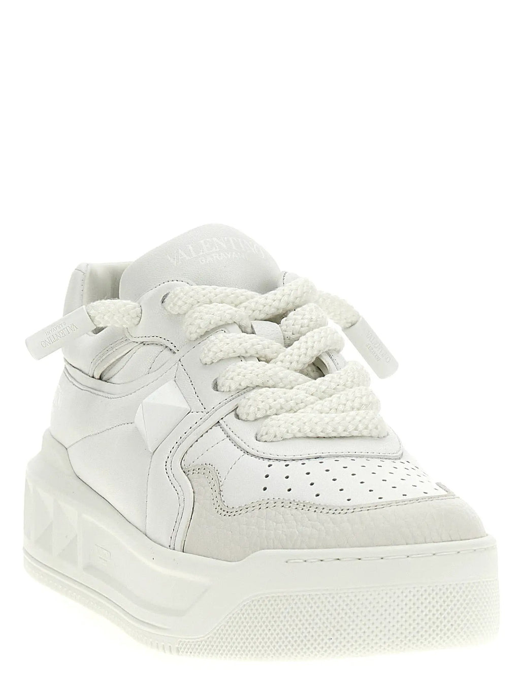 Valentino Garavani White Calfskin Chunky Sneakers