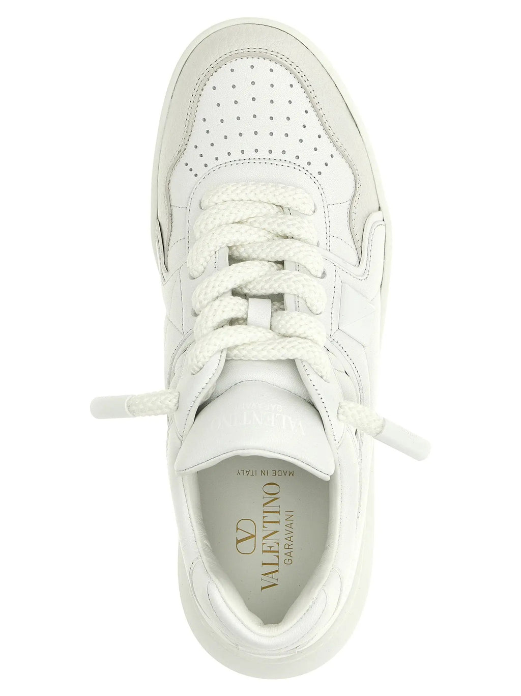 Valentino Garavani White Calfskin Chunky Sneakers