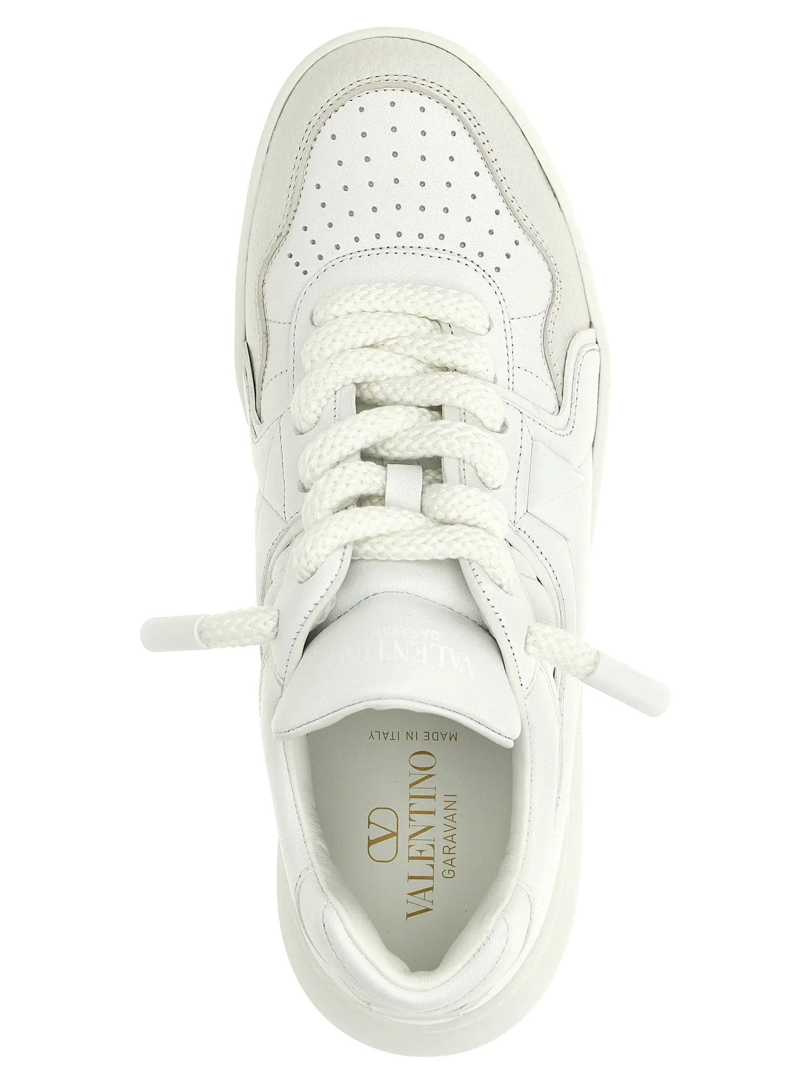 Valentino Garavani White Calfskin Chunky Sneakers