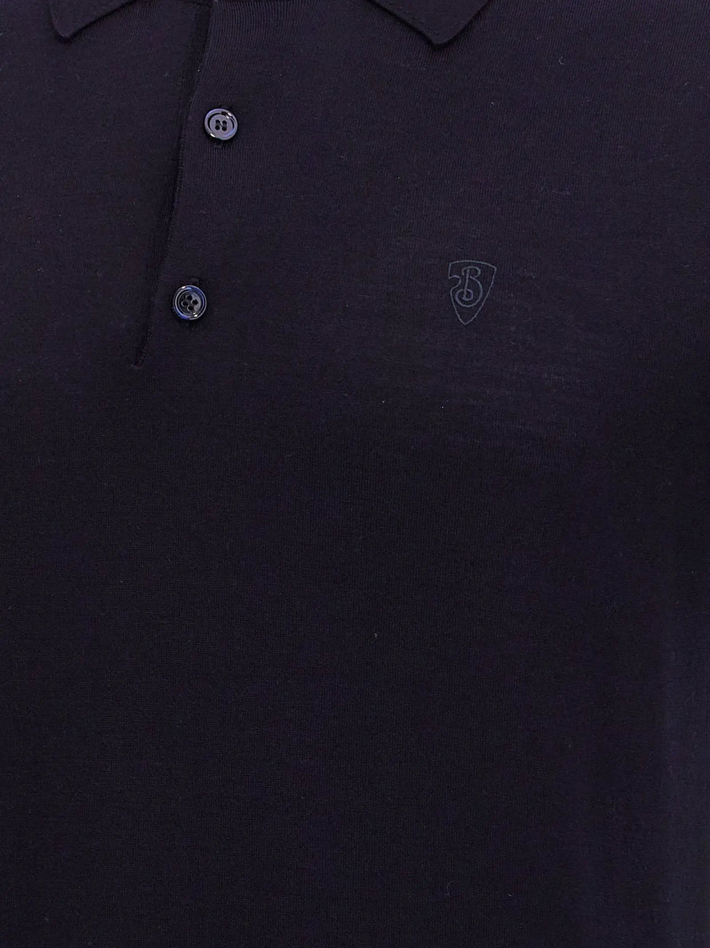 Burberry Blue Wool Polo Shirt