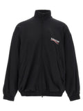 Balenciaga Black Polyamide Sweatshirt