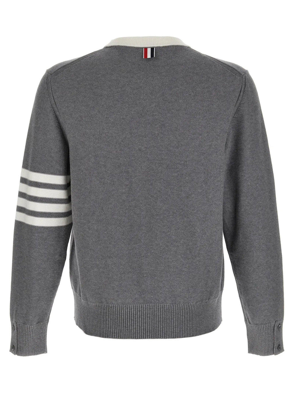 Thom Browne Gray Cotton Cardigan