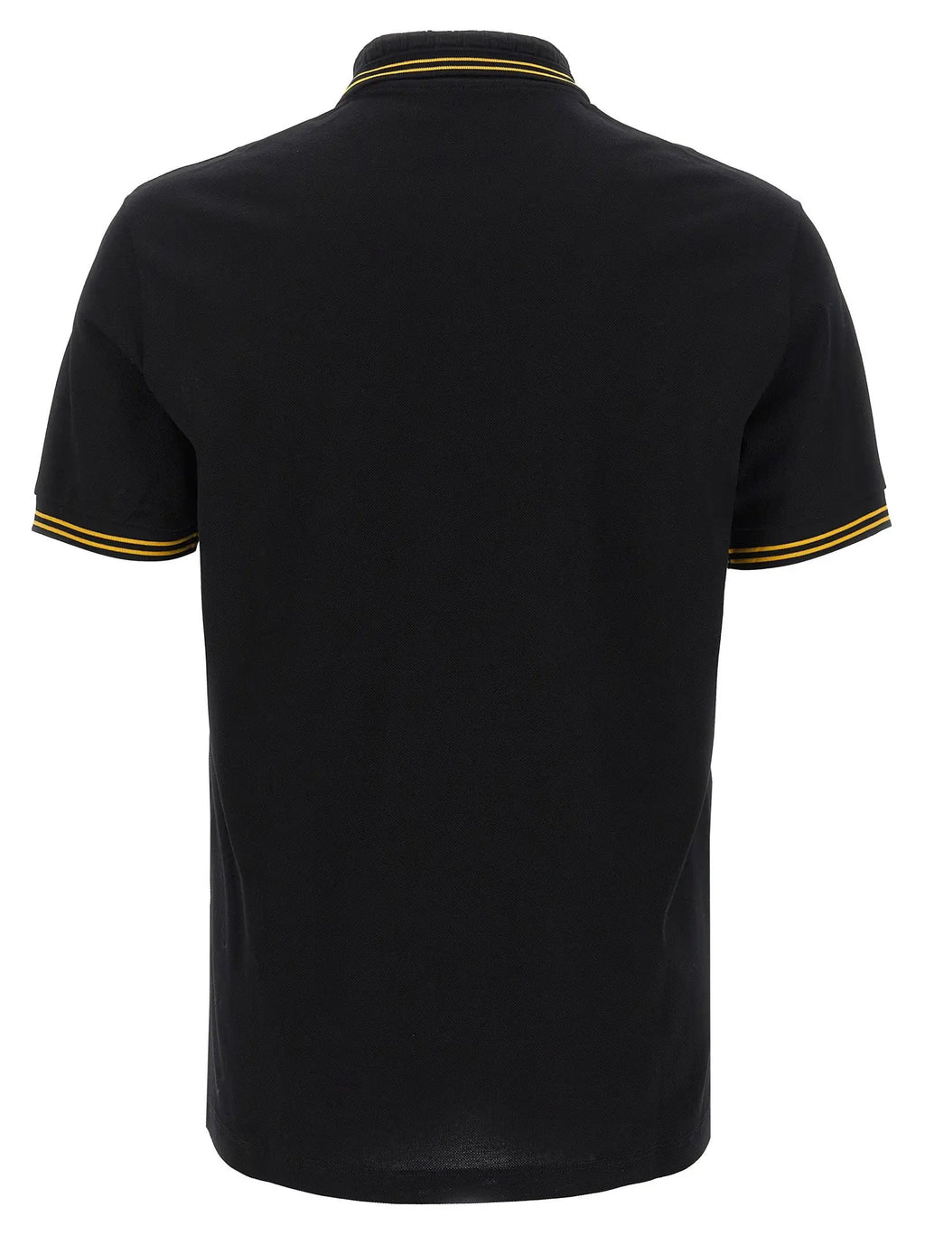 Polo Versace en coton noir