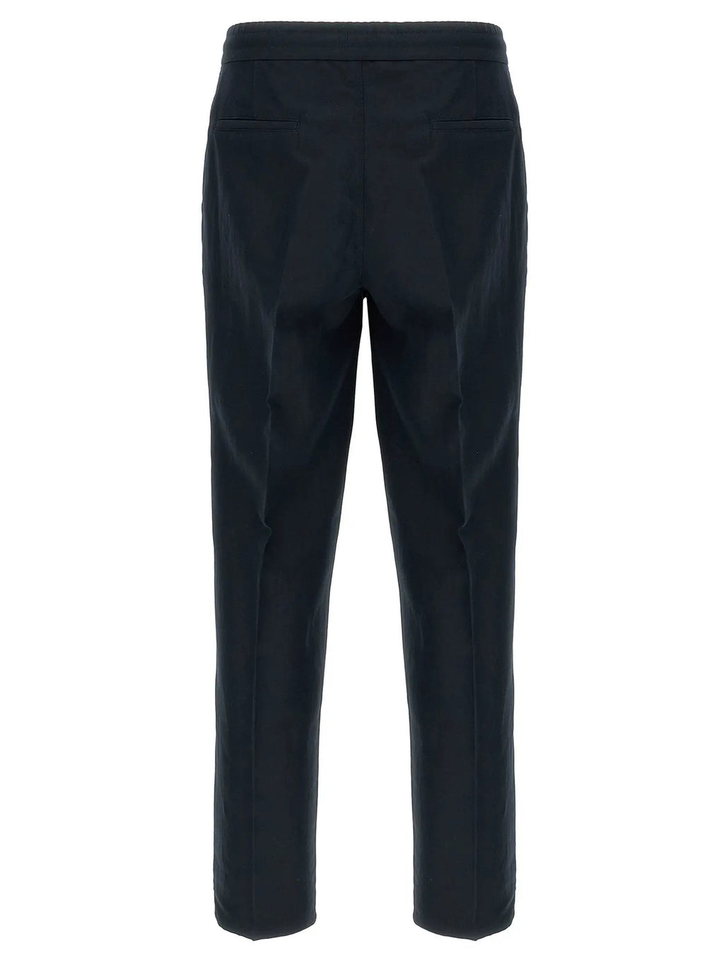 Brunello Cucinelli Blue Linen Casual Pants