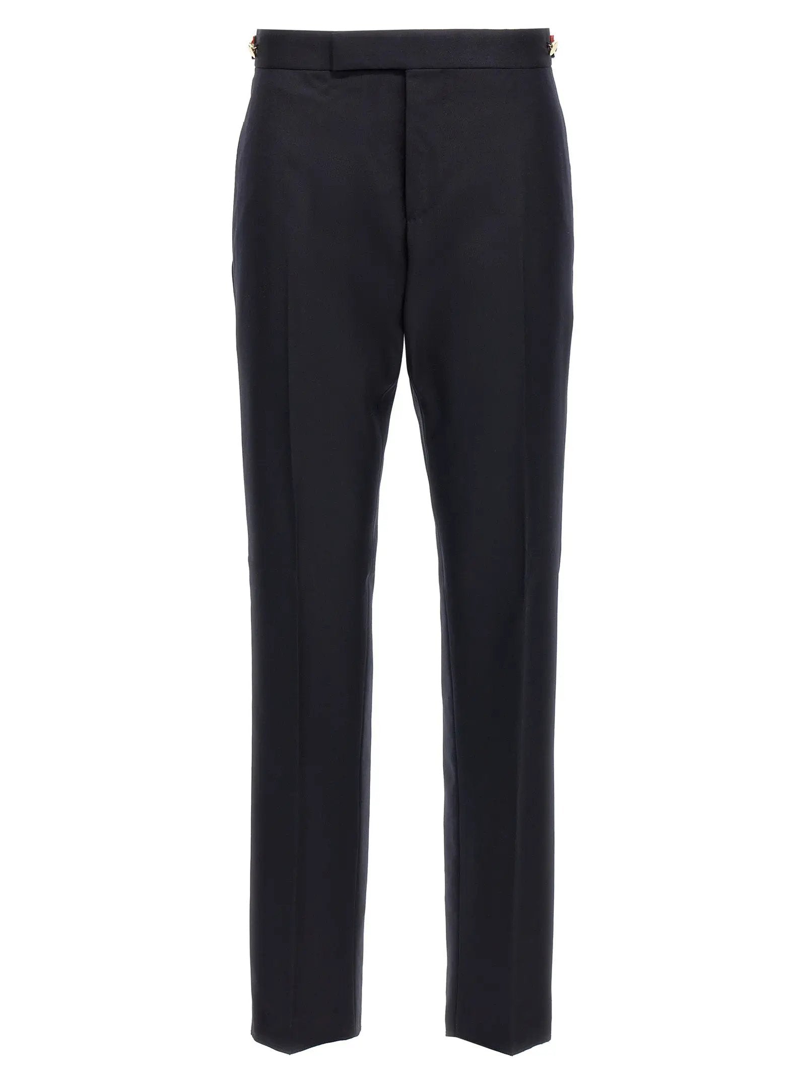 Thom Browne Blue Wool Casual Pants
