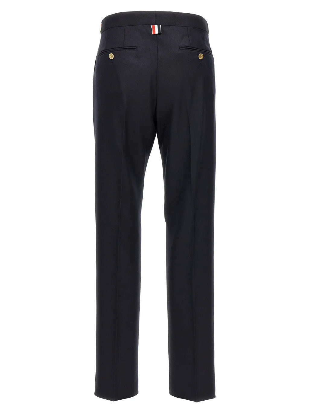 Thom Browne Blue Wool Casual Pants