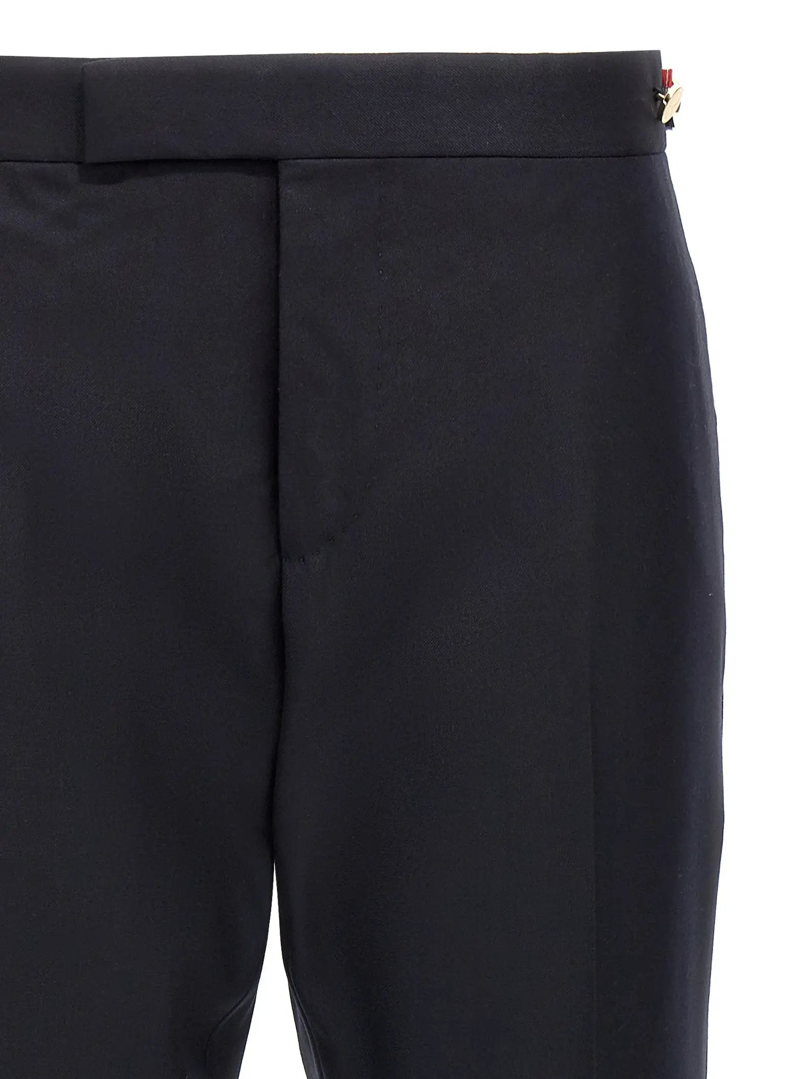Thom Browne Blue Wool Casual Pants
