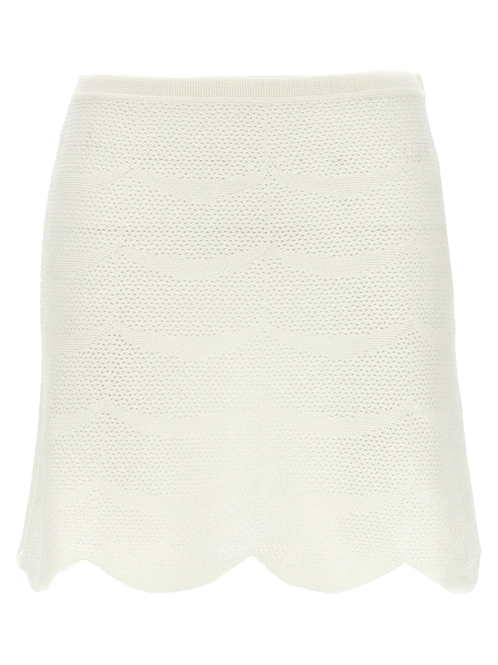 Tom Ford White Cotton Long Skirt