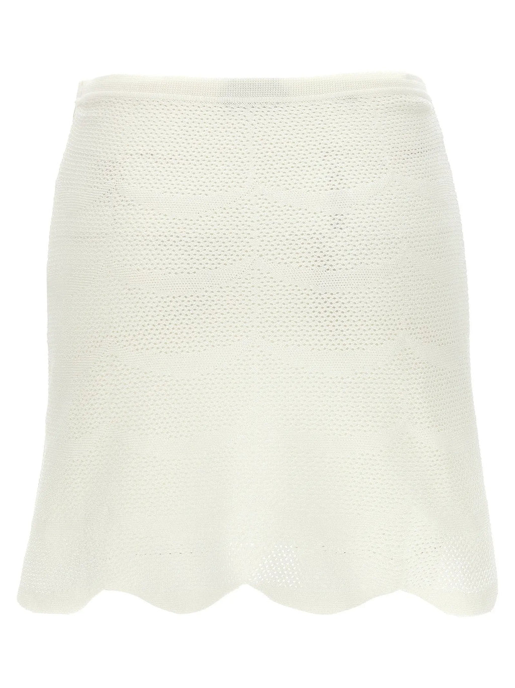 Tom Ford White Cotton Long Skirt
