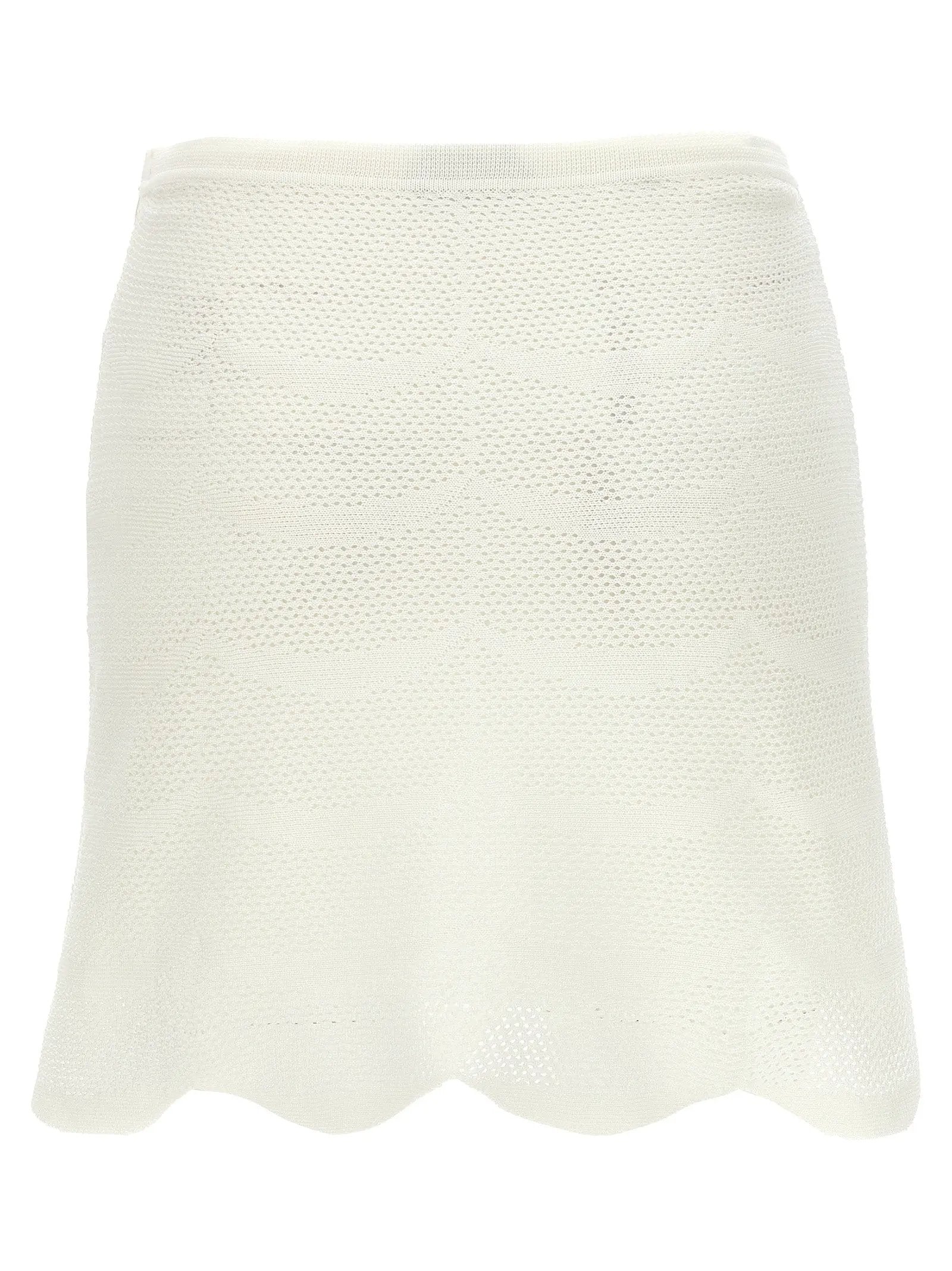 Tom Ford White Cotton Long Skirt