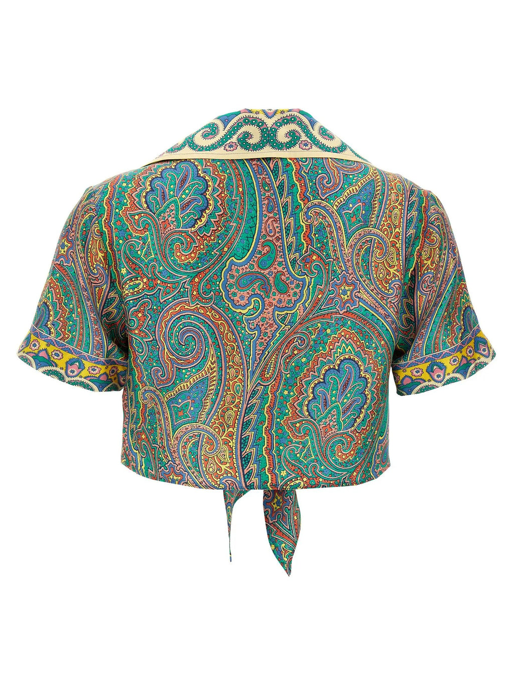 Chemise Etro à motif en soie multicolore