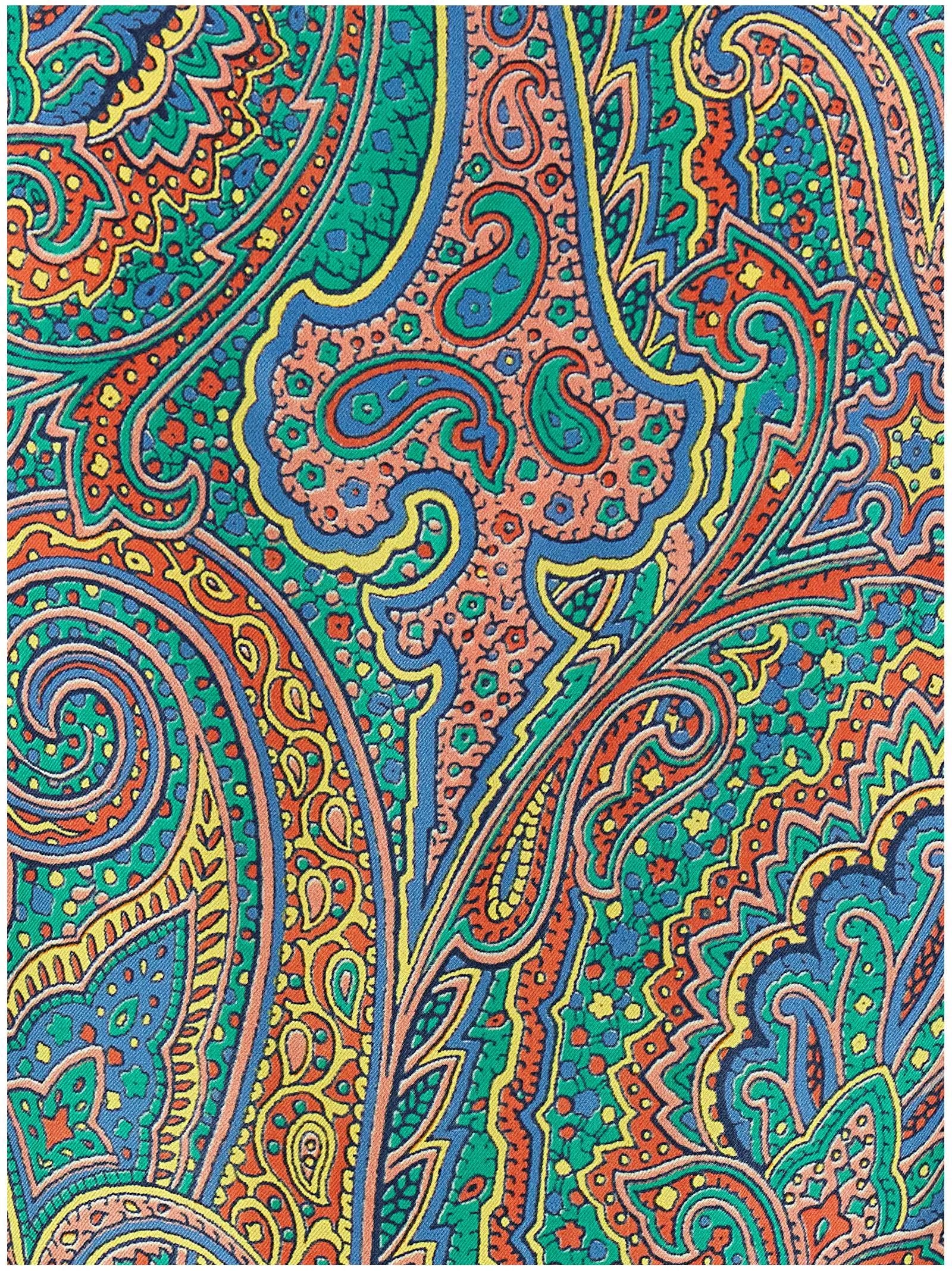 Chemise Etro à motif en soie multicolore