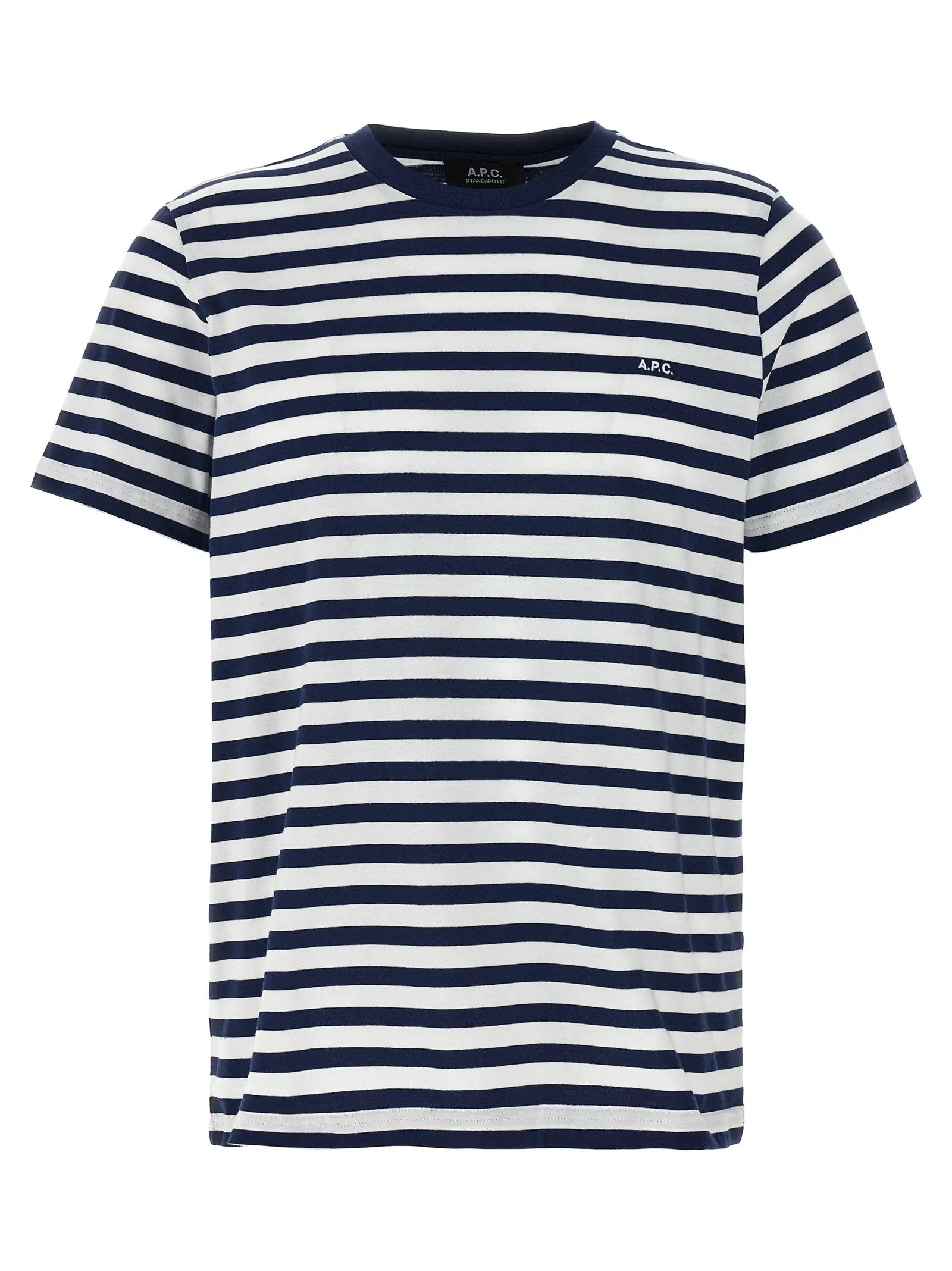 A.P.C. Blue Cotton T-Shirt