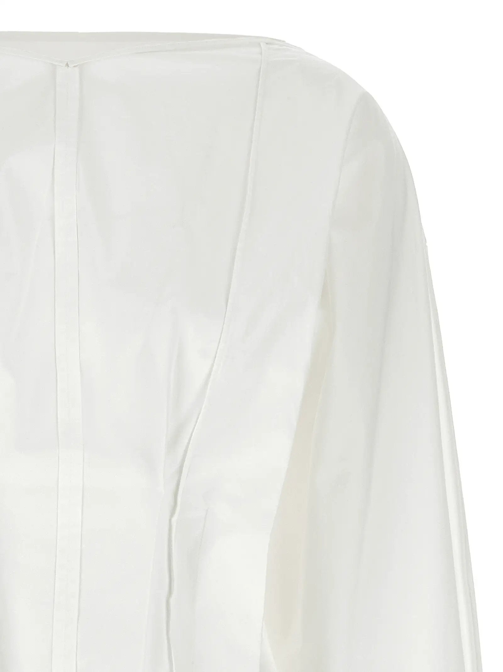 Khaite White Cotton Blouse