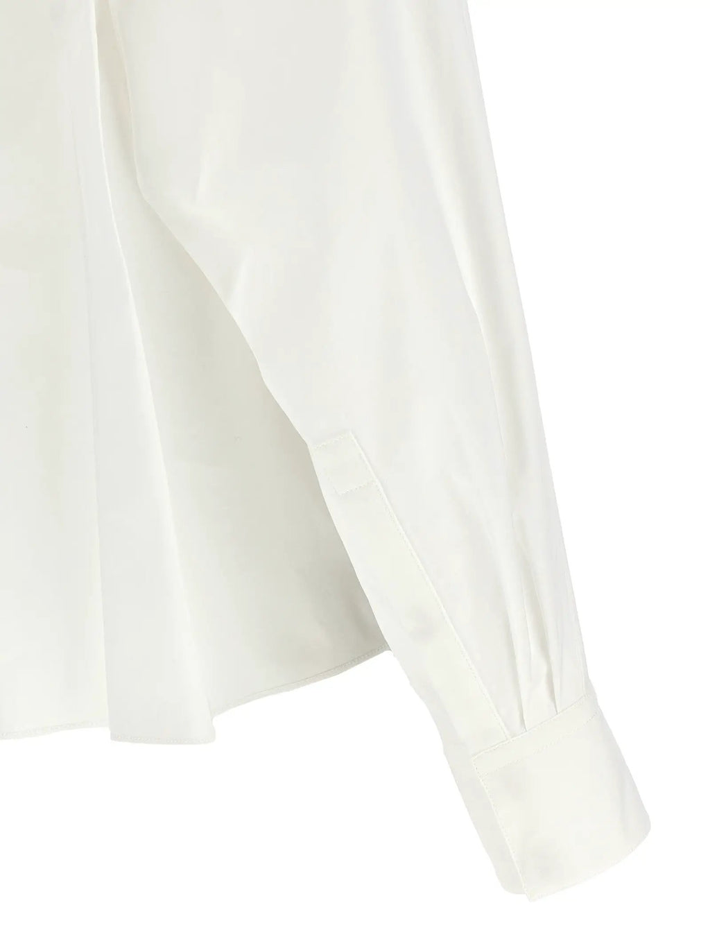 Khaite White Cotton Blouse