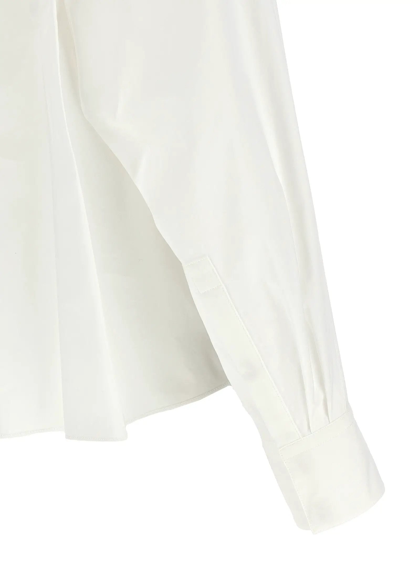 Khaite White Cotton Blouse