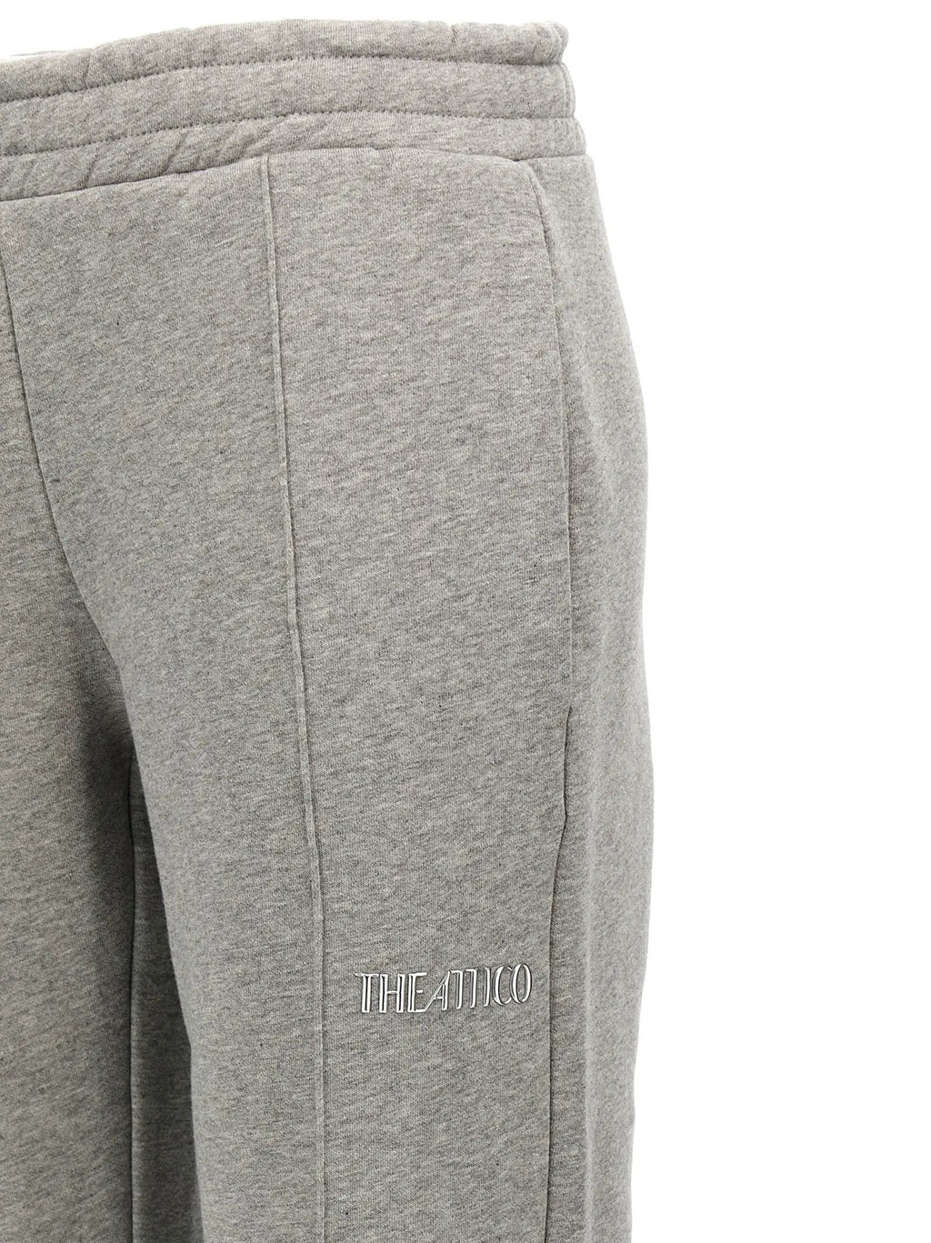 The Attico Gray Cotton Joggers (Workout Pants)