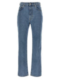 Loulou De Saison Blue Organic Cotton Straight-Leg Jeans