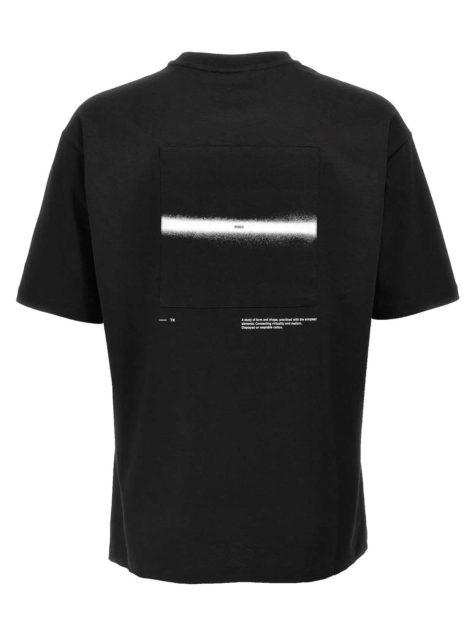 Thom Krom Black Cotton T-Shirt