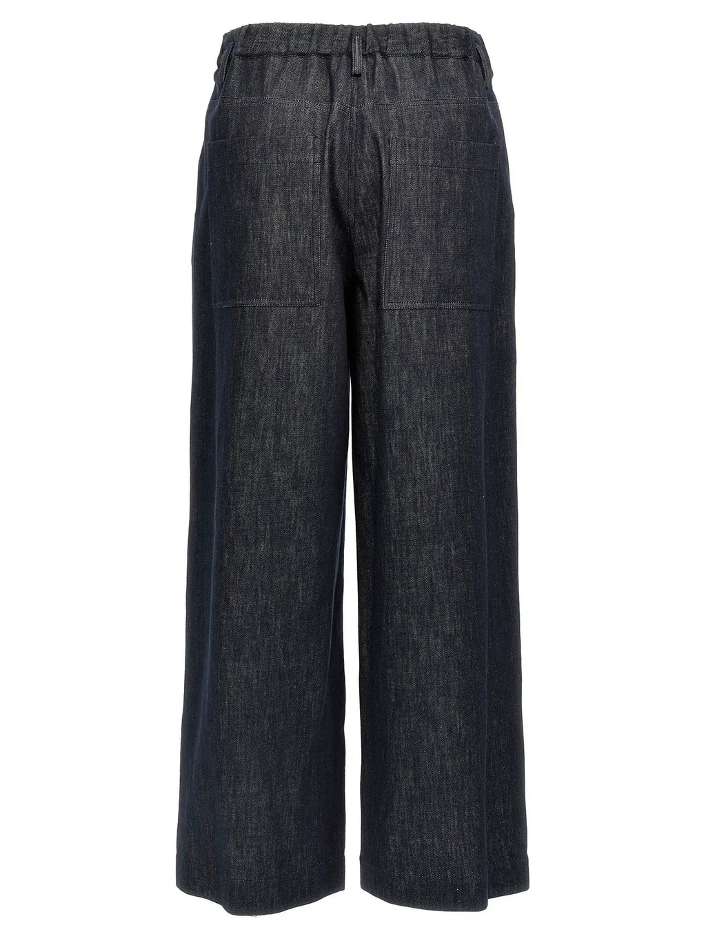 Brunello Cucinelli Blue Cotton Casual Pants